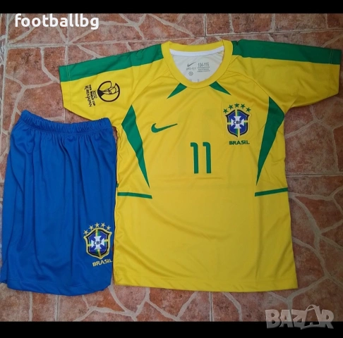 Бразилия 💛⚽️ РЕТРО детско юношеска футболни екипи , снимка 4 - Футбол - 34004950