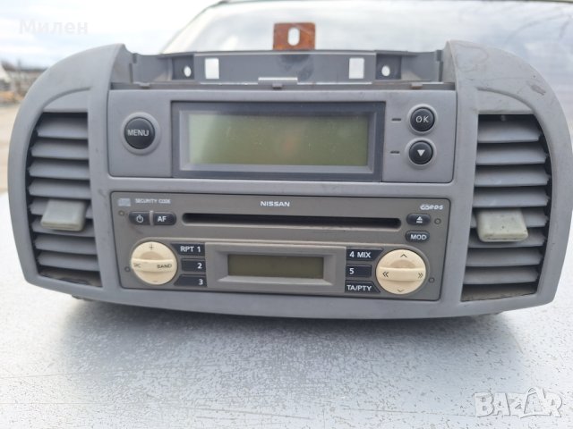 Radio CD Player Nissan Micra K12 от 2003-2010 Година Нисан Микра К12, снимка 4 - Части - 44252737