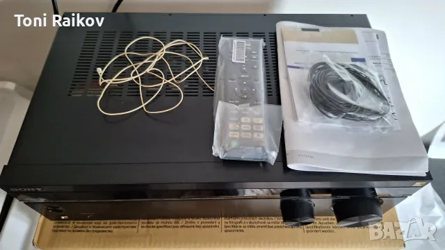 Ресийвър AV SONY STR-DH590, 5.2 канала, Hi-Res, 4K HDR, 3D, 5 x 145 W, усилвател, Bluetooth.Бартер