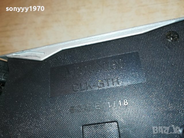 mercedes clk gtr le mans-1/18 METAL CAR 0111230910, снимка 14 - Колекции - 42803030