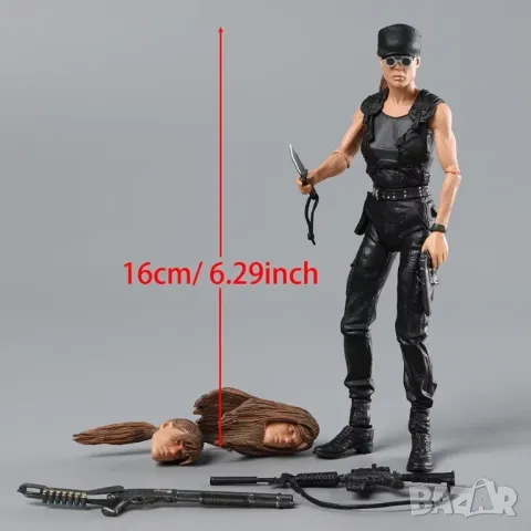 NECA Terminator 2 Sarah Connor PVC Action Figure, снимка 1
