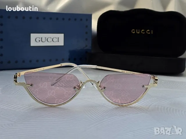 GUCCI 1:1 дамски слънчеви очила 3 цвята, снимка 6 - Слънчеви и диоптрични очила - 48030118