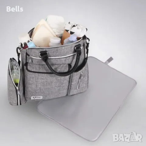 Чанта за количка с термоизолатор PRACTICAL LIGHT GREY, снимка 7 - Детски колички - 49939063