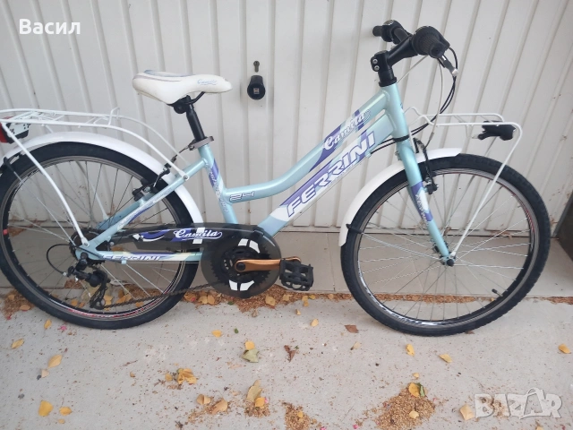Детски алуминиев велосипед Ferrini 24", за дете 9/12 г.