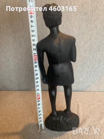 дървена фигура , снимка 2 - Антикварни и старинни предмети - 53938311