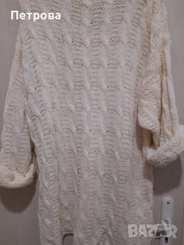Пуловер ръчно плетен, снимка 6 - Блузи с дълъг ръкав и пуловери - 38735516