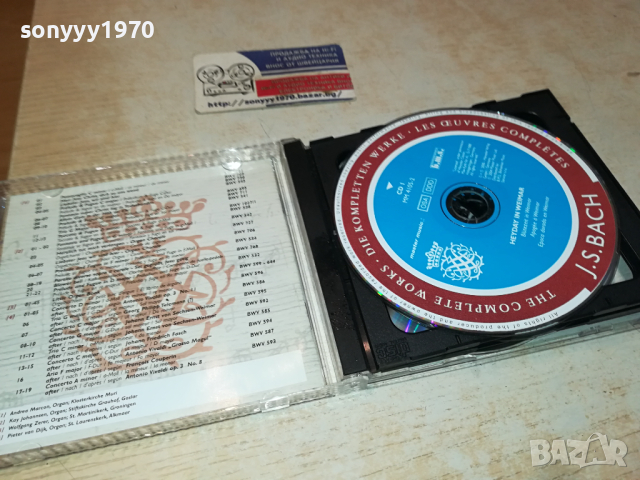 J.S.BACH X3 CD-MADE IN GERMANY 1103241719, снимка 12 - CD дискове - 44715634