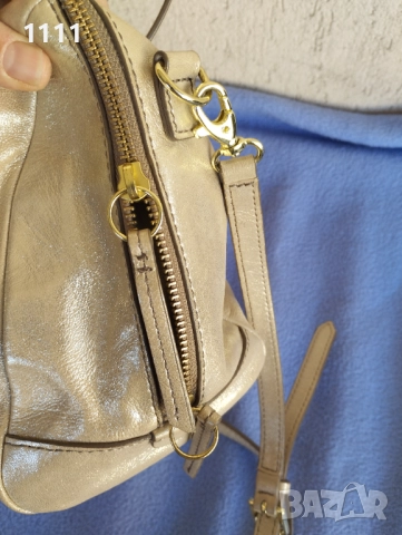 Чанта Abro и Fossil-естествена кожа., снимка 14 - Чанти - 52860480