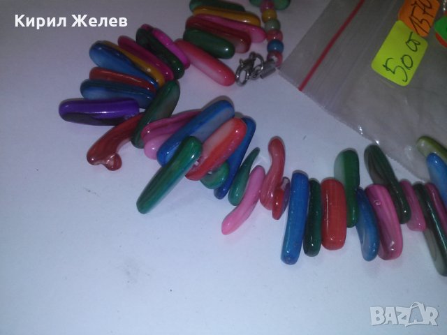 КРАЛСКИ СЕДЕФ ПРЕКРАСНА ОГЪРЛИЦА 1570, снимка 7 - Колиета, медальони, синджири - 29771870