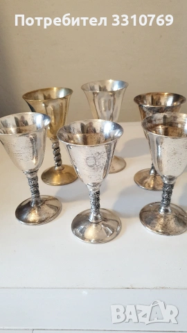 Красиви метални вази и посребрени чаши., снимка 16 - Вази - 52563181