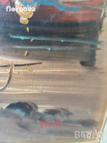 картина, масло върху платно , снимка 2 - Картини - 54299504