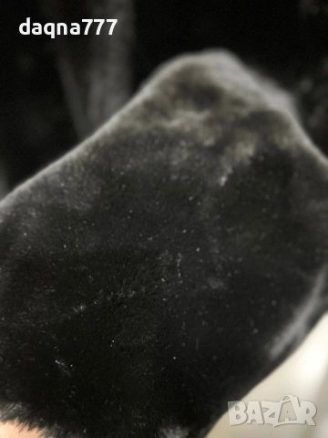 Черно пухено палто Barisal Германия, снимка 5 - Палта, манта - 53230356