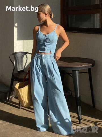 Дамски дънков сет, снимка 4 - Комплекти - 54056753