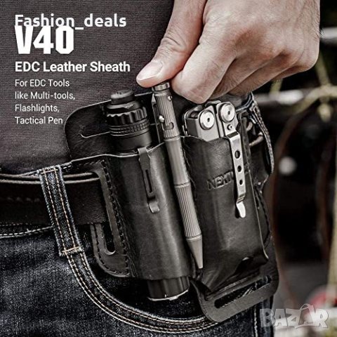 Нова кожена обвивка за инструменти Мъжки организатор Калъфче съхранение, снимка 3 - Други инструменти - 40298963