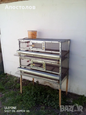 Двуетажна клетка за пъдпъдъци, снимка 2 - За птици - 53980846