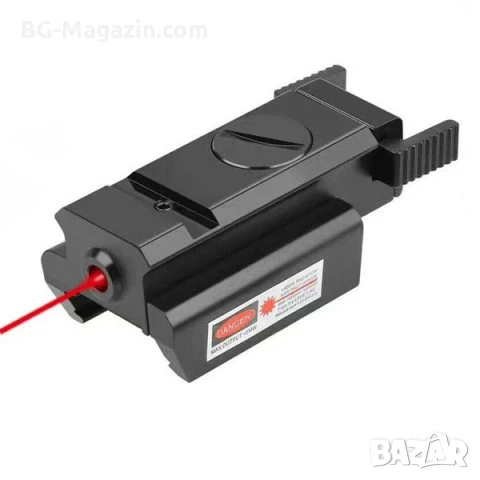 Компактен лазерен мерник с червена точка прицел за пистолет глок макаров еърсофт въздушна пушка, снимка 9 - Оборудване и аксесоари за оръжия - 51051864