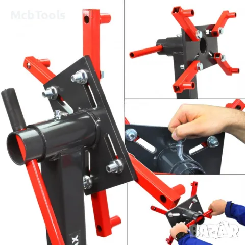 Мобилна сгъваема стойка за двигател 900 кг. MAR-POL, снимка 6 - Други инструменти - 48719411