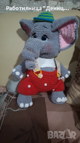 Слонче , снимка 6 - Плюшени играчки - 51638096