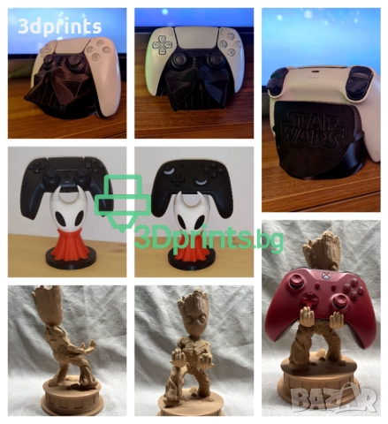 Стойка за Джойстик – Minecraft, Marvel, Diablo, Gaming Теми, снимка 8 - Аксесоари - 52840488