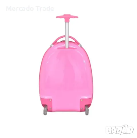 Детски куфар Mercado Trade, Поликарбон 31799, Коте с пеперуда, снимка 3 - Куфари - 49526606