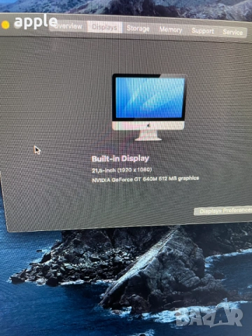 21.5" FHD iMac A1418 (Late 2012) -8GB RAM/1TB, снимка 5 - Лаптопи за игри - 53973769