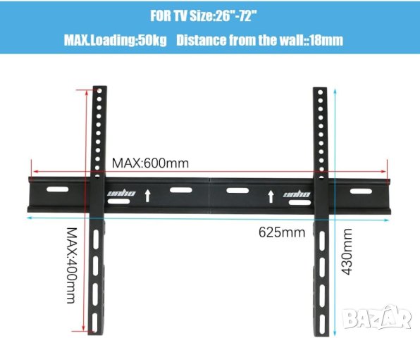 Стойка за телевизор U-7269, снимка 2 - Стойки, 3D очила, аксесоари - 42837861