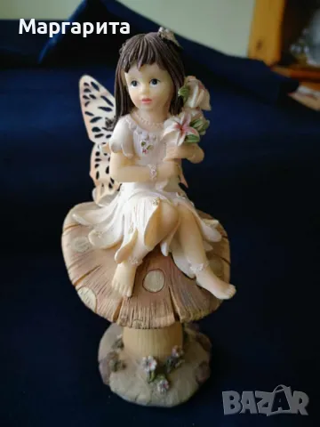 фея с крила, снимка 3 - Статуетки - 49909595