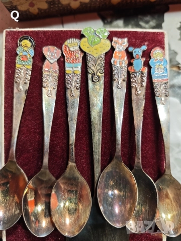 стари руски чаени лъжички , снимка 2 - Антикварни и старинни предмети - 52949629