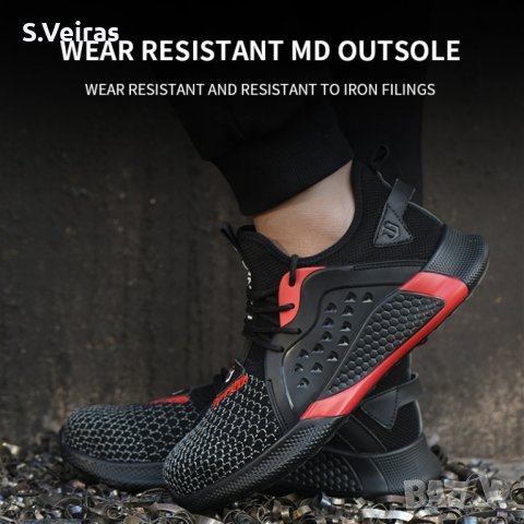 Леки и Удобни Защитни Работни Обувки с Предпазно Бомбе,Модел-Т602 , снимка 5 - Други - 37093116