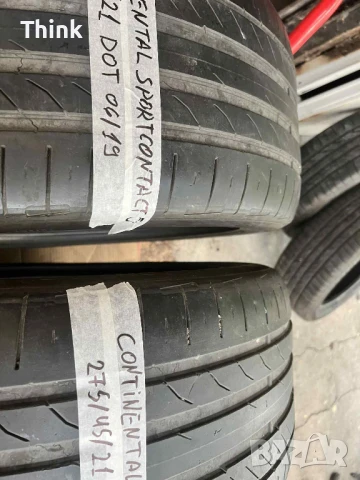 Гуми Continental SportContact 275/45/21, снимка 2 - Гуми и джанти - 51279610