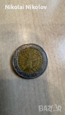 2 евро Франция 1999 г, снимка 3 - Други ценни предмети - 53151162