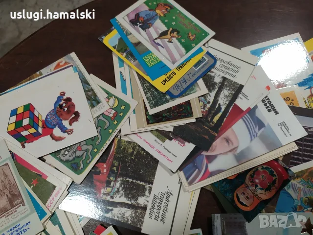 Лот стари календарчета 200 броя, снимка 3 - Колекции - 56521448