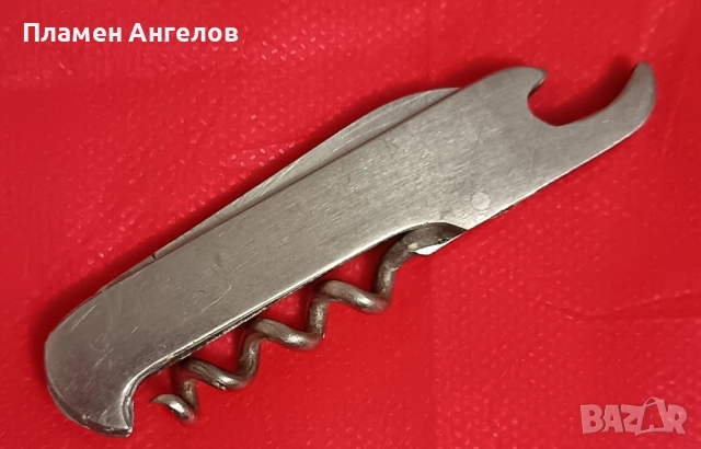 Българска ножка, сгъваемо джобно, ножче Петко Денев-Габрово. , снимка 2 - Антикварни и старинни предмети - 52450374