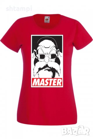 Дамска тениска Dragon Ball Z Master Roshi 01,Анимация,игра,Празник,Повод., снимка 4 - Тениски - 37945782