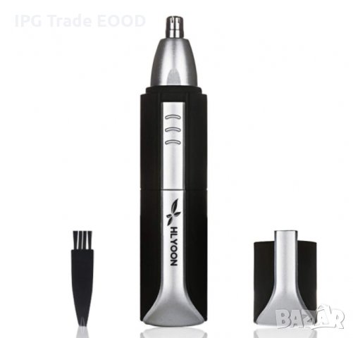 Тример HLYOON ES902, За нос, ухо, Водоустойчив, Черен сребрист, снимка 8 - Тримери - 31292593