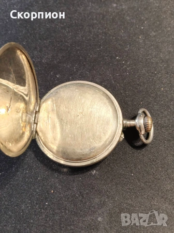 Швейцарски джобен часовник - Argentan -  Цилиндър - РЯДЪК, снимка 10 - Джобни - 47006822