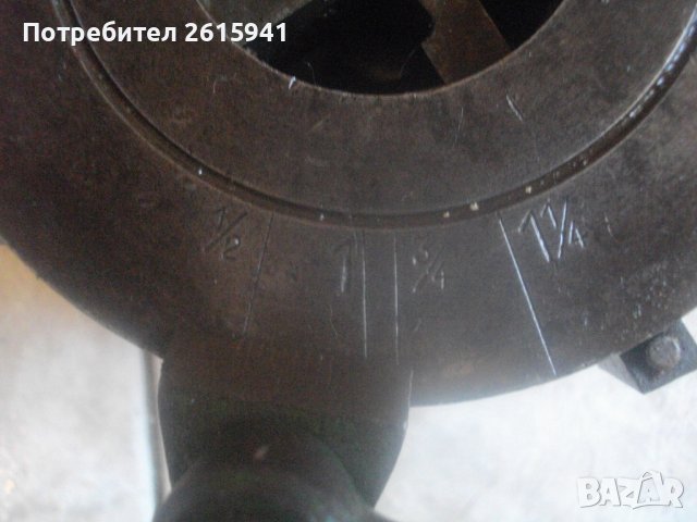 1/4-1 1/4 Цол Водпроводна Плашка За Направа На Резби На Тръби-Старо Качество-Немска-ALARM-Винтонарез, снимка 8 - Други инструменти - 42115743