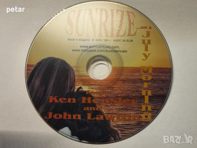 Sunrise JULY MORNING CD, снимка 7 - CD дискове - 51880687