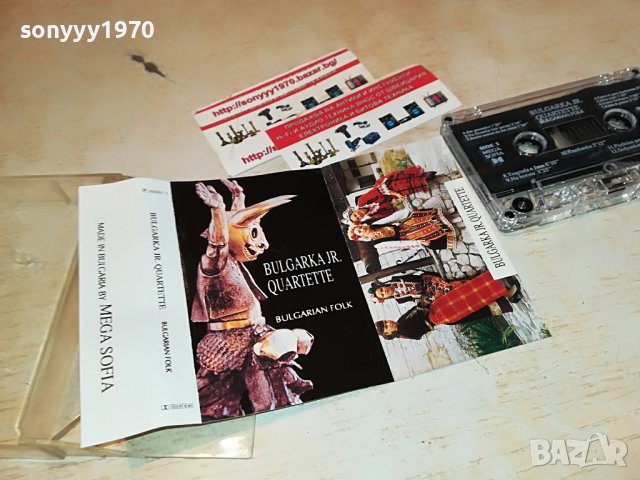 BULGARKA JR.QUARTETTE-КАСЕТА 1209221752, снимка 18 - Аудио касети - 37980918