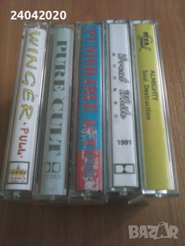 Лот Metal/Rock касети, снимка 2 - Аудио касети - 53018276