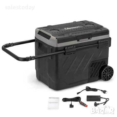 Портативен хладилник с фризер Olesson 49L – 12V / 24V / 220V за автомобил, тир и къмпинг, снимка 2 - Аксесоари и консумативи - 50830630