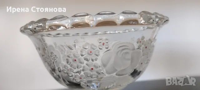 Фруктиера/бонбониера Walther Glas, серия Annette, кристалин., снимка 4 - Чинии - 48096055