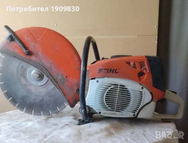 Мощен ъглошлайф STIHL TS 800 с абразивен диск 400 мм (5,0 kW), снимка 2 - Циркуляри - 49398484