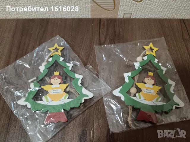 Дървени играчки за елха и декорация., снимка 4 - Декорация за дома - 47753919