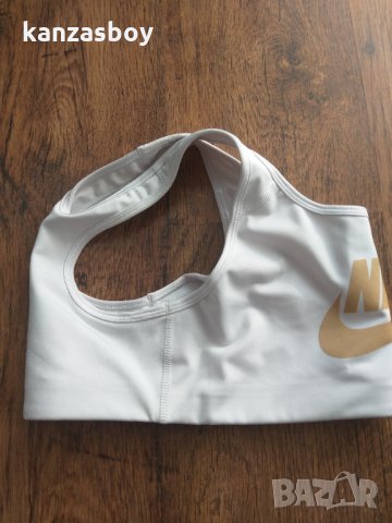  Nike SWOOSH MTLC FUTURA BRA - страхотно дамско бюстие КАТО НОВО, снимка 10 - Корсети, бюстиета, топове - 33901958