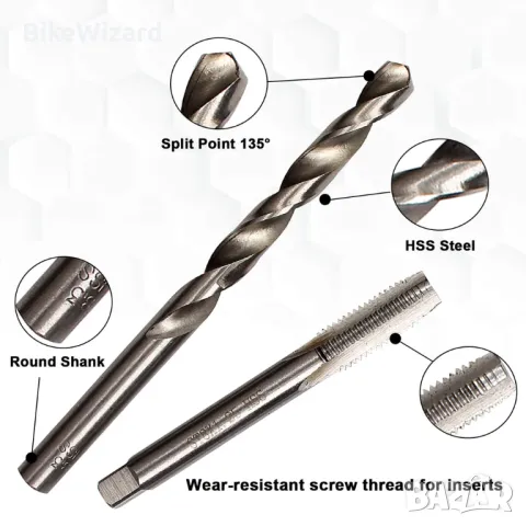 CCLIFE Ремонтен комплект за резба M5  Комплект за ремонт НОВО, снимка 4 - Други инструменти - 48606304