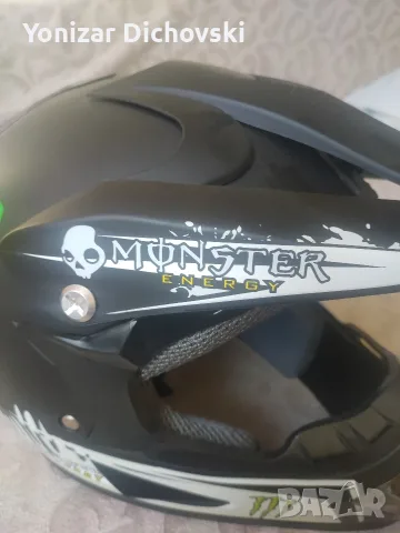 Продавам каска Monster, снимка 5 - Спортна екипировка - 55952526