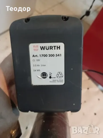 wurth акумулаторен такаламит, снимка 4 - Други инструменти - 50214671