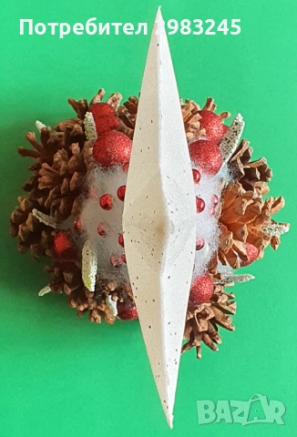 Коледна декоративна елха със звезда , снимка 5 - Декорация за дома - 52634466