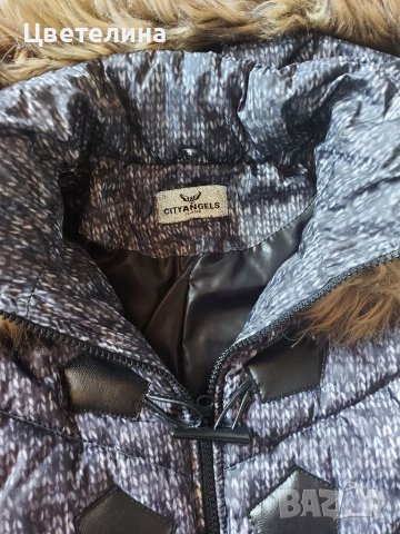 Дамско яке с плетиво, снимка 5 - Якета - 38183369